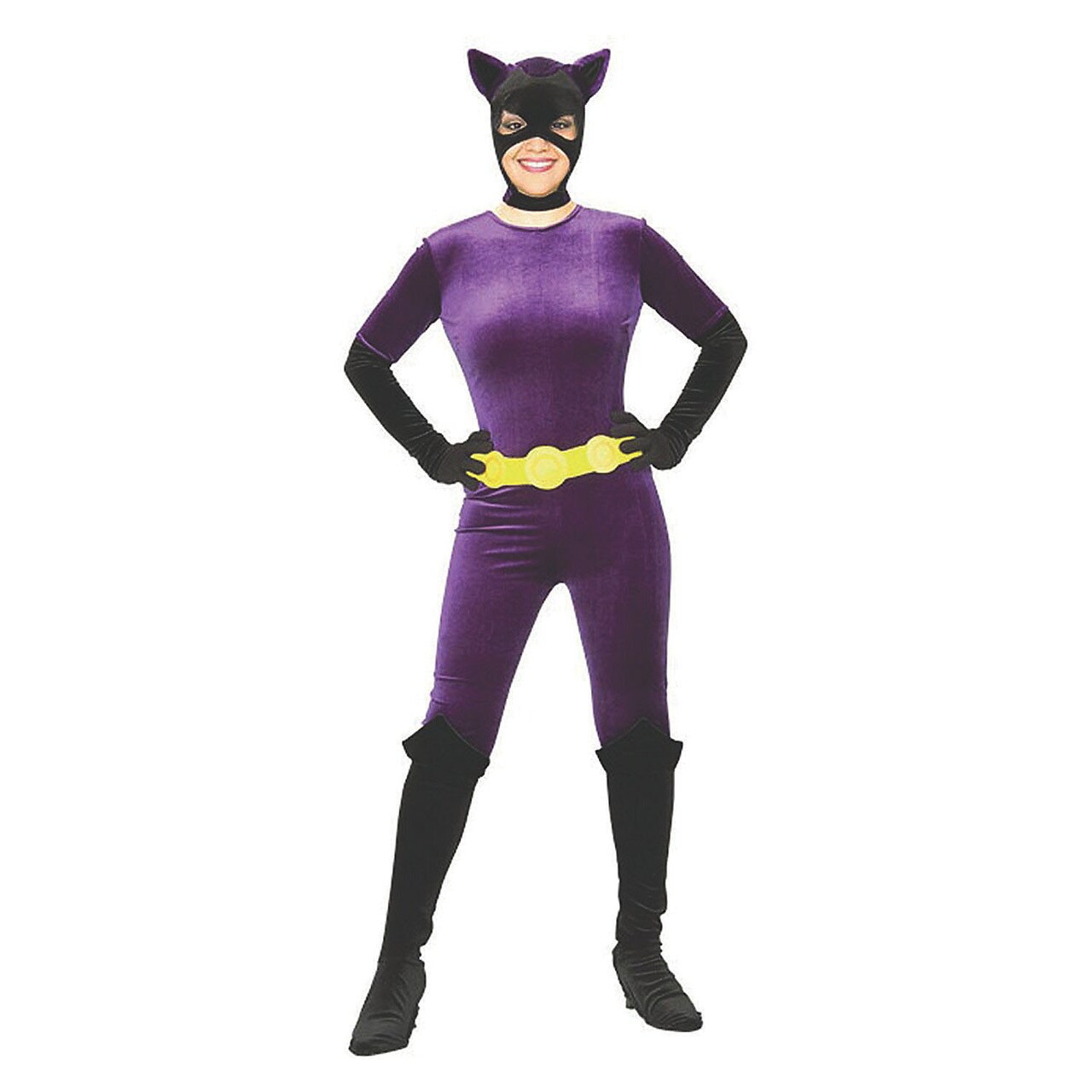 Womens Catwoman Costume Girls Gotham City Superhero Halloween Outfit
